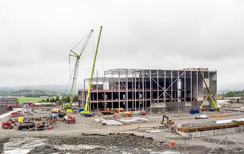 Her blir det rør 32 meter over bakken