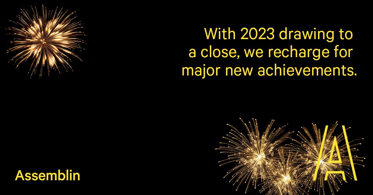 CEO-blog: With 2023 drawing to a close, we recharge for major new achievements