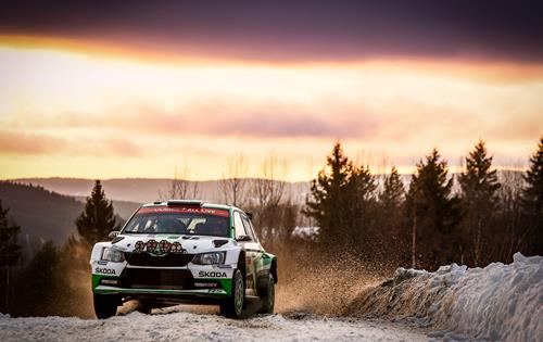 Assemblin i grönt samarbete med Rally Sweden